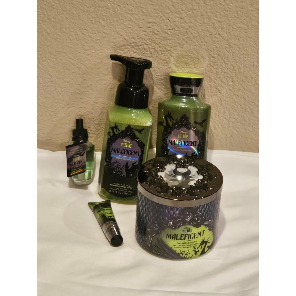 NWT Bath & Body Works Disney Maleficent Set